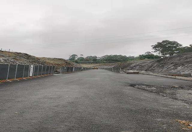 花山环山南路实现初步通车